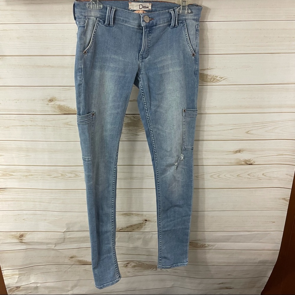 Dittos Midrise Super Skinny Cargo Jeans